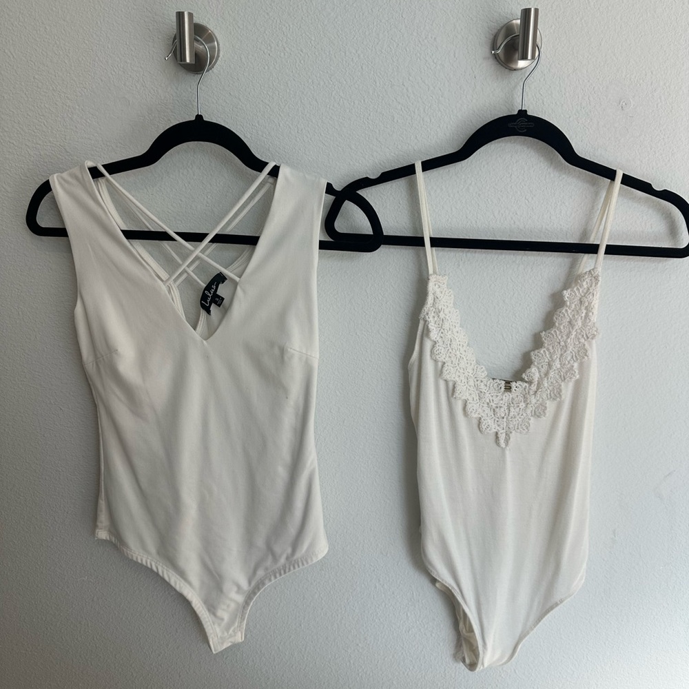 Women's White Size Small Bodysuit Bundle